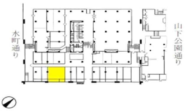 シルクセンタービル1F 間取り図