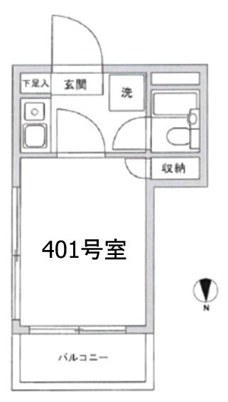 豊強ビル401 間取り図