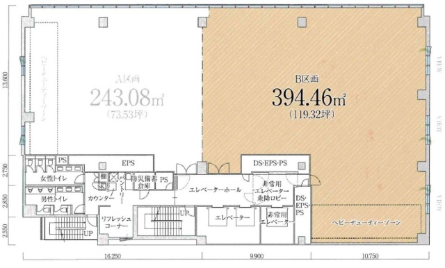 PMO EX 日本橋茅場町B 間取り図