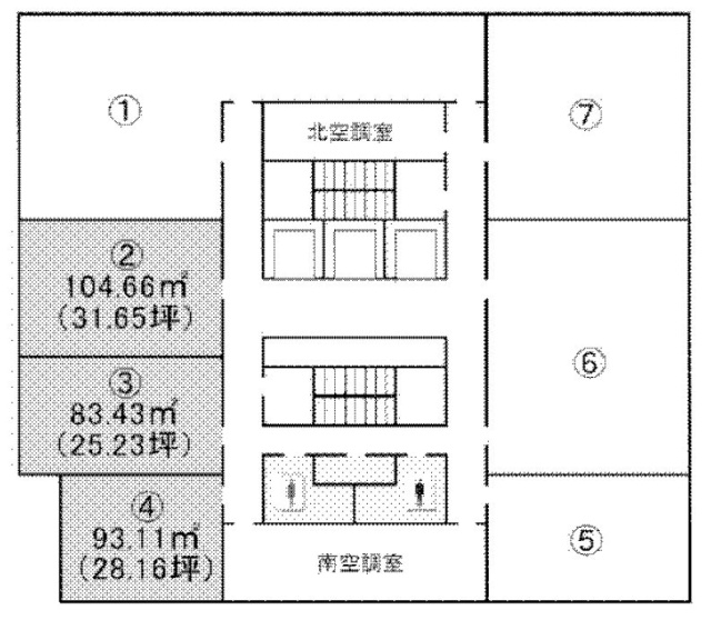 フジモト第一生命ビルディング4 間取り図