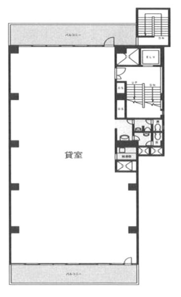 昭和ビル2F 間取り図