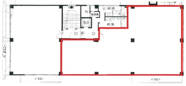 市谷左内坂ビル3F 間取り図