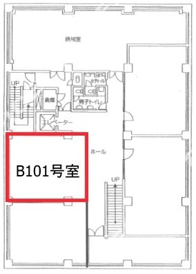 小田急西新宿ビルB101 間取り図