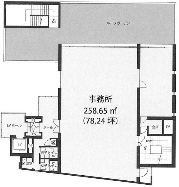 代々木上原ウエストビル301 間取り図