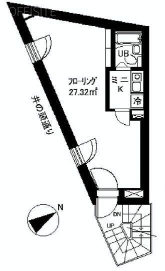 クレモナ音楽ビル301 間取り図