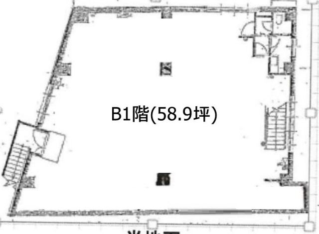 柴崎ビルB1F 間取り図