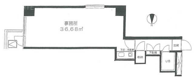 宮下パークビル10F 間取り図