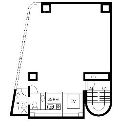 新弘ビル7F 間取り図