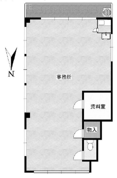 松岡ビル1F 間取り図