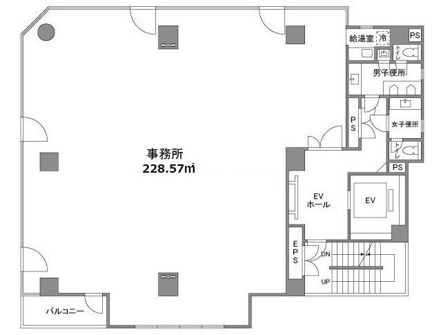 ザ・パークレックス新川6F 間取り図