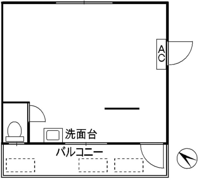 村上ビル5F 間取り図