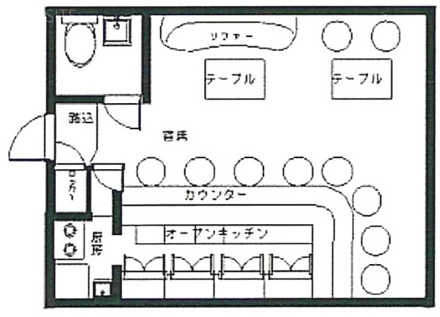 第三泰信ビル302 間取り図