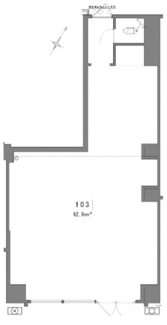 等々力光和マンション103 間取り図