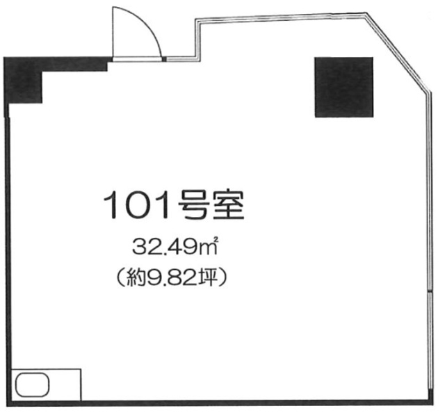 柿ノ木坂スカイパレス101 間取り図