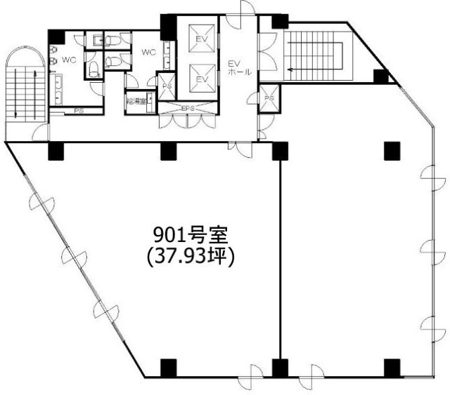 モリタビル西池袋901 間取り図