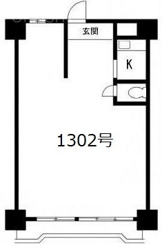 アベニュー高輪1302 間取り図