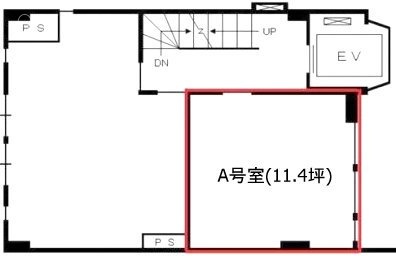 ニューギンザ3号館ビル6F 間取り図