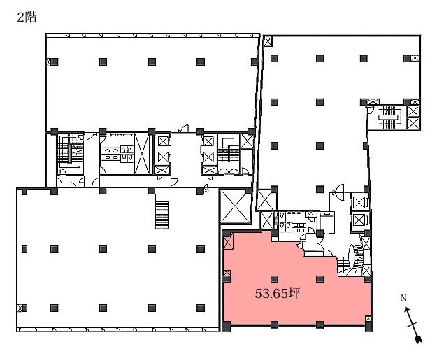 虎ノ門実業会館(本館)2F 間取り図