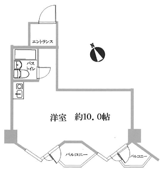 東京ベイビュウ203 間取り図