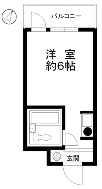 ニューライフ恵比寿609 間取り図