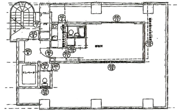 六本木ΣX(六本木シグマエックス)ビル10F 間取り図