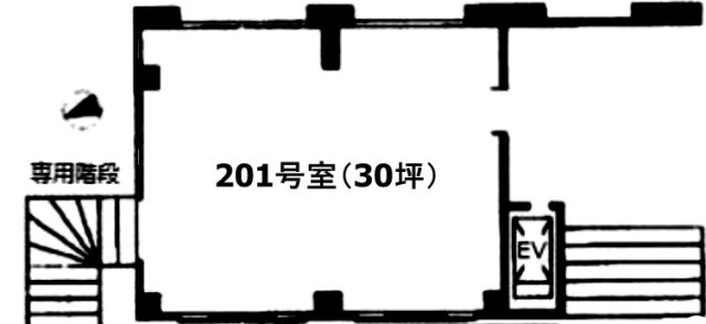 落合麻布台ビル201 間取り図