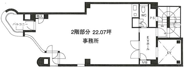 新都心ビル2F 間取り図