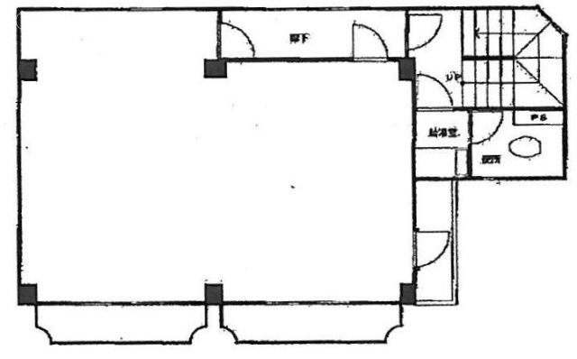 代々木ブラウンビル2F 間取り図