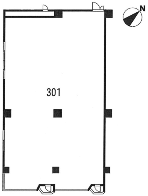 カーサ元町ビル301 間取り図