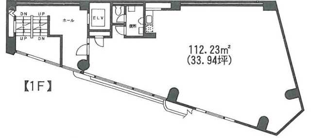 YKD代々木1F 間取り図