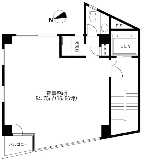 大和駒込ビル5F 間取り図