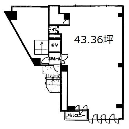 若林ビル11F 間取り図