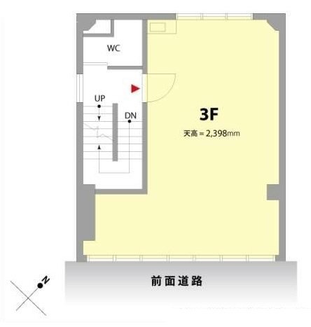 銀座フロンティアビル3F 間取り図