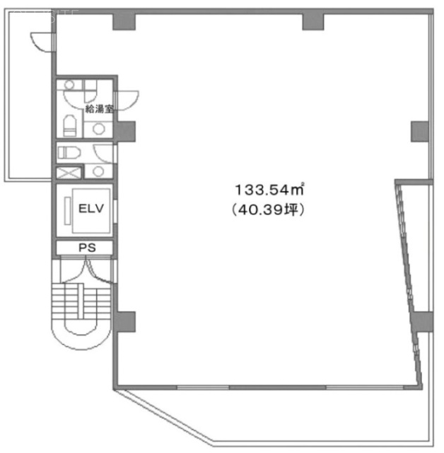 大森ラルタビル9F 間取り図