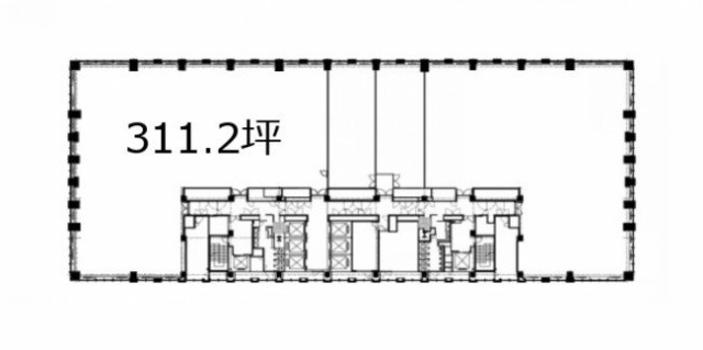 丸の内トラストタワーN館15F 間取り図