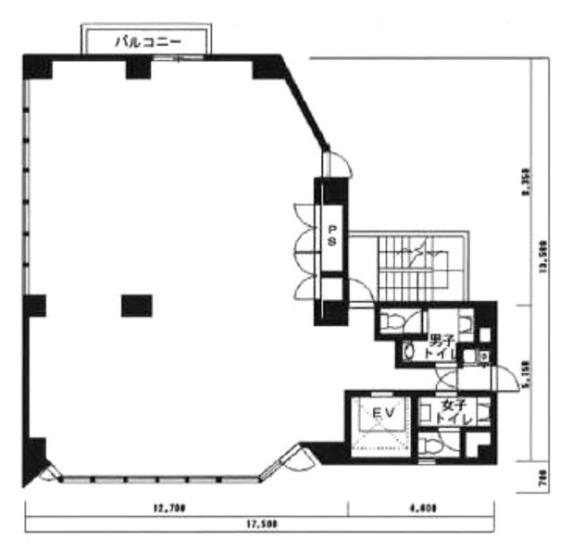 アーベイン渋谷ビル2F 間取り図