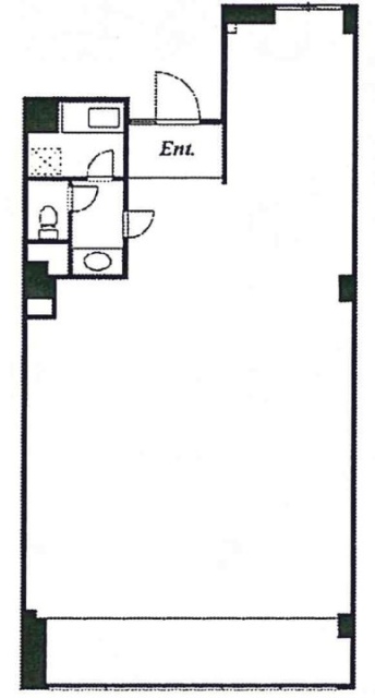 東急スカイラインビル6F 間取り図