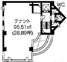 アカデミービル2F 間取り図