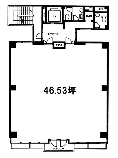 箱崎公園ビル7F 間取り図