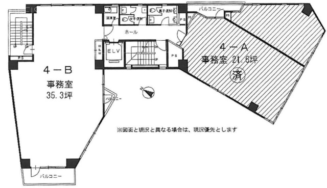 神田ミハマビルB 間取り図