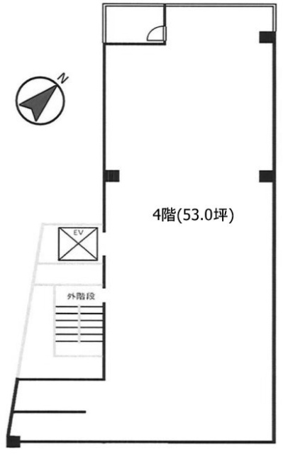 銀座NSビル4F 間取り図