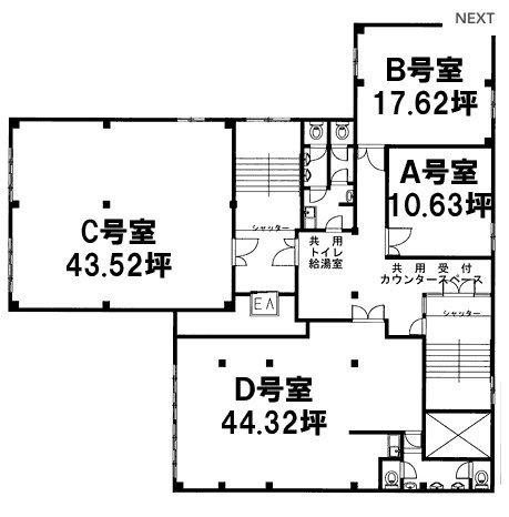 大輪ビルC 間取り図