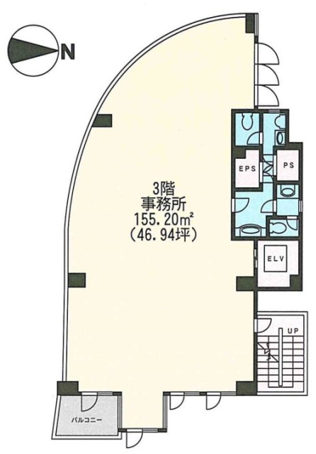 三田北島ビル3F 間取り図