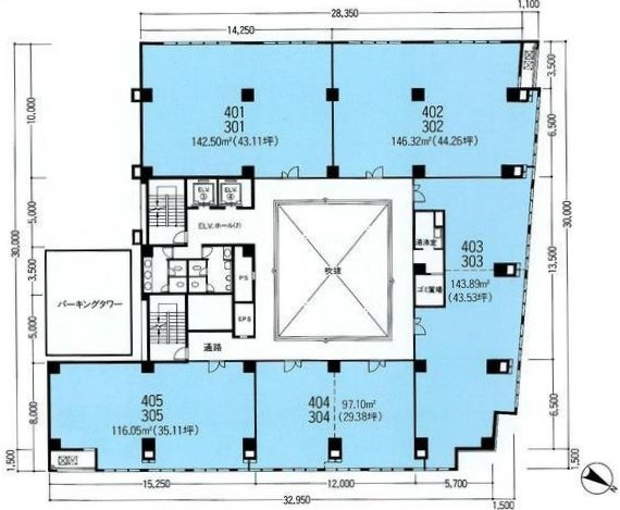 TK関内プラザ301 間取り図