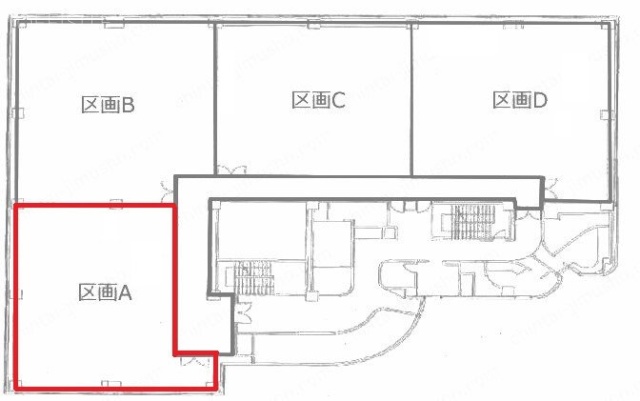 立川ビジネスセンタービルA 間取り図