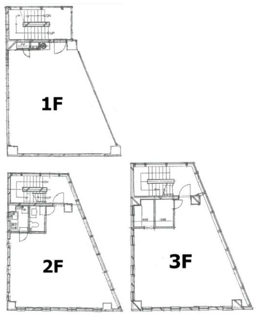 GTRビル1F～3F 間取り図