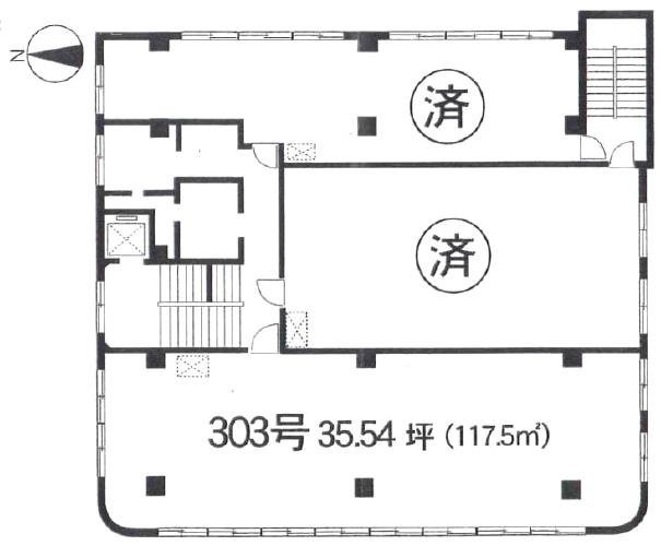 佐藤ビル303 間取り図