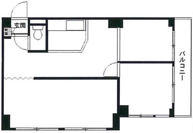 コスモ桜木町グランポール101 間取り図