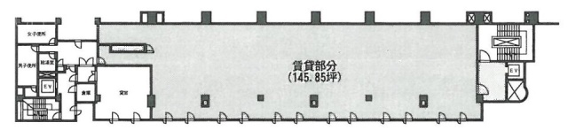 第3東運ビル8F 間取り図
