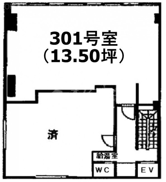 光輪ビル301 間取り図